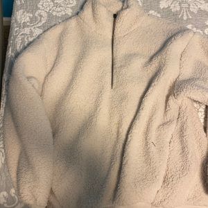 teddy jacket quarter zip